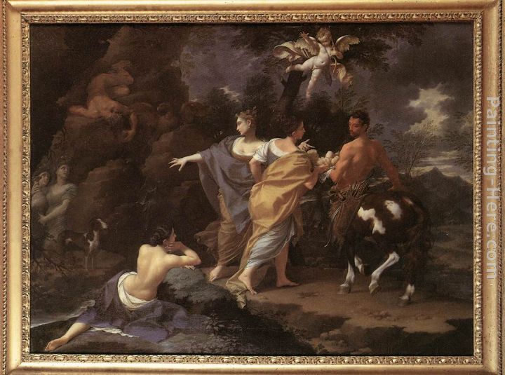 Achilles Handing over to Chiron painting - Donato Creti Achilles Handing over to Chiron art painting